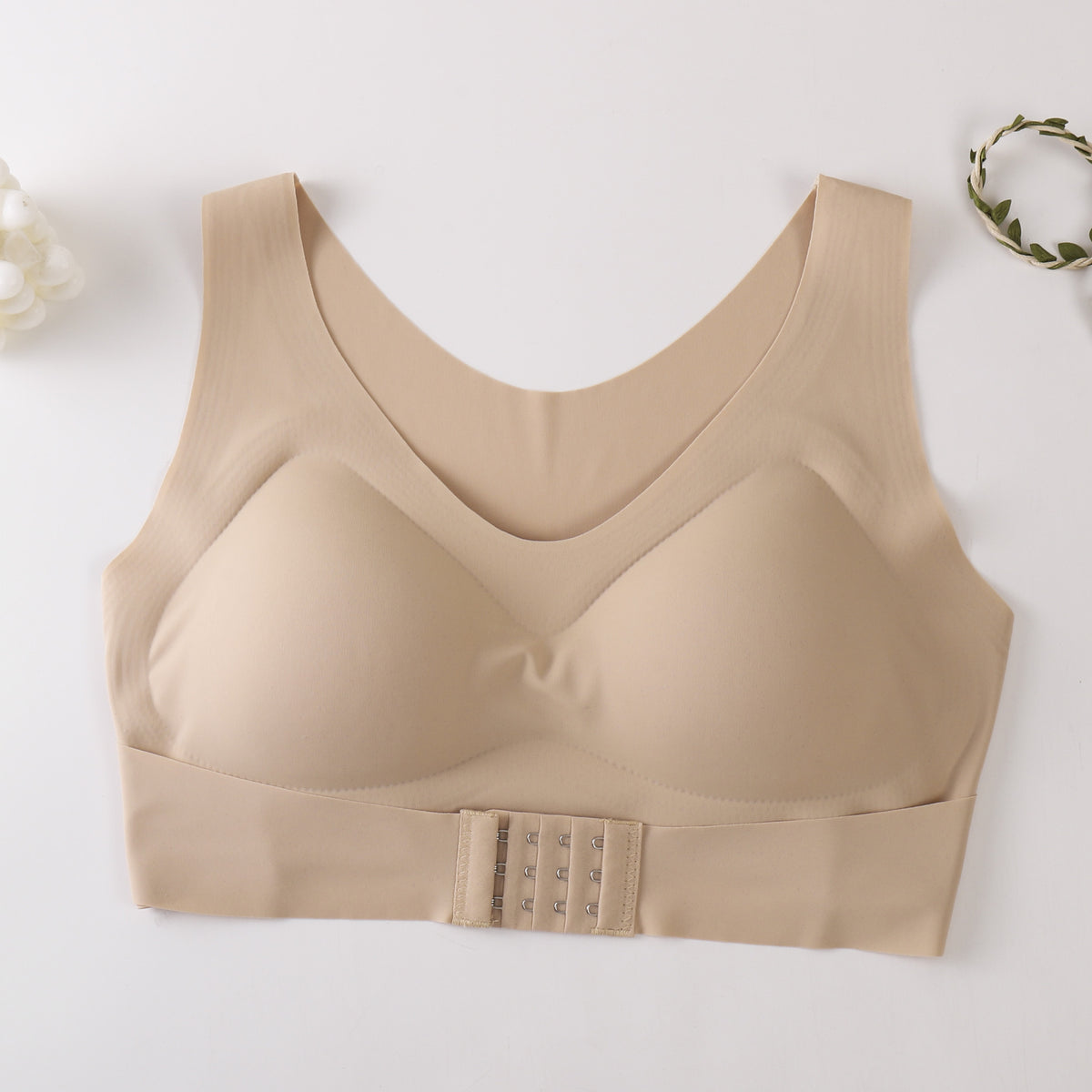 Fixed Cup Sports Bra with Antibacterial Fabric - ZenMarket401