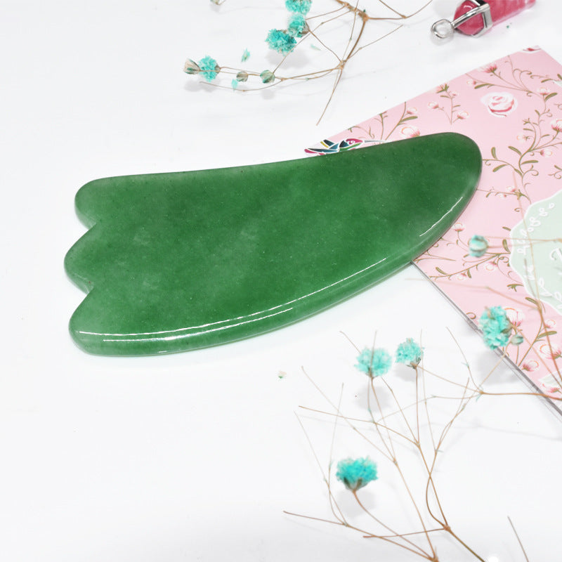 Jade Gua Sha Massage Board and Roller - ZenMarket401