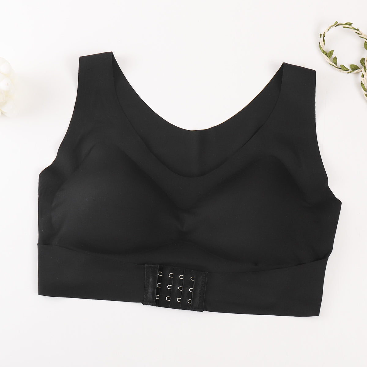 Fixed Cup Sports Bra with Antibacterial Fabric - ZenMarket401