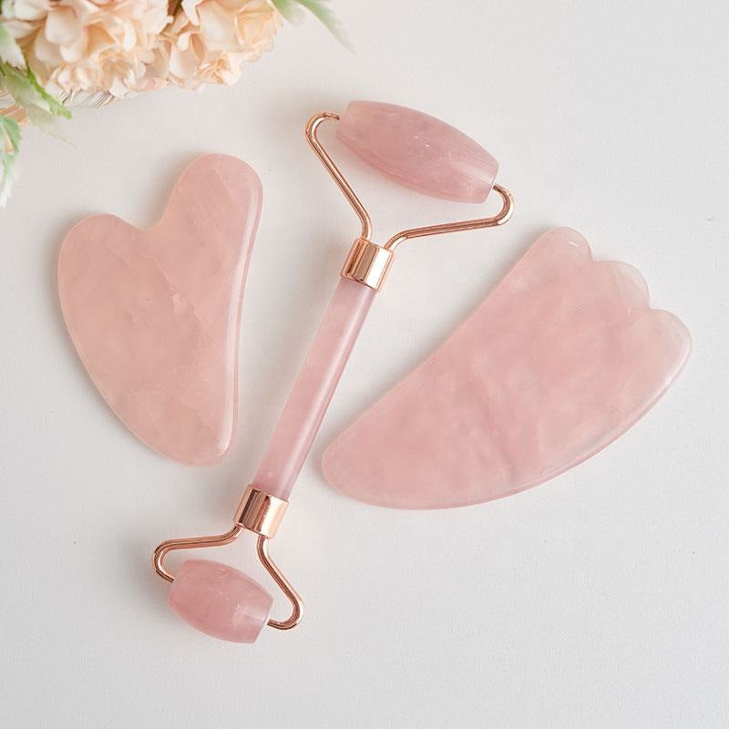 Jade Gua Sha Massage Board and Roller - ZenMarket401