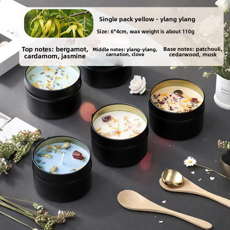Botanical Soy Candle with Dried Flowers