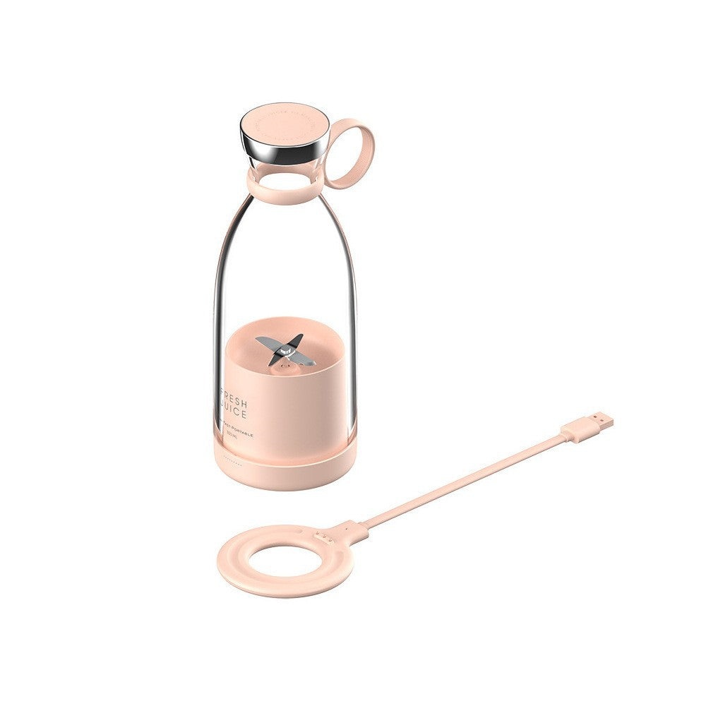 Portable Wireless Blender Bottle – High-Speed 4-Blade Cup