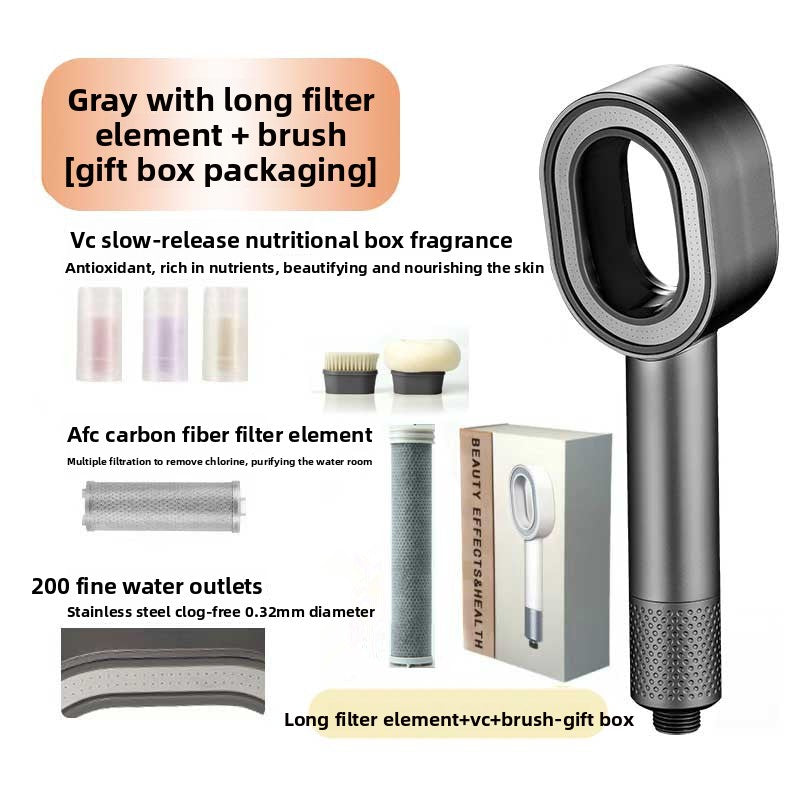 Aromatherapy Filtered Shower Head With 3 Spray Modes
