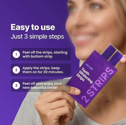 Teeth Whitening Strips – Enamel-Safe Fresh Breath Care