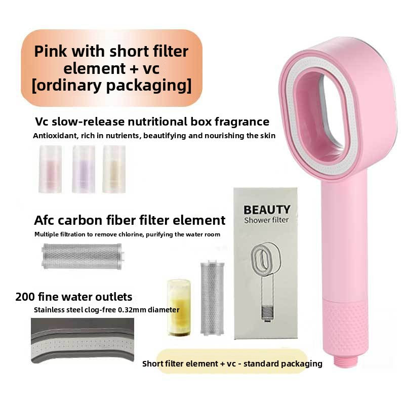 Aromatherapy Filtered Shower Head With 3 Spray Modes