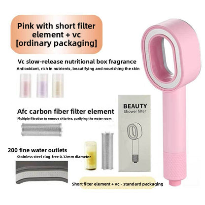 Aromatherapy Filtered Shower Head With 3 Spray Modes