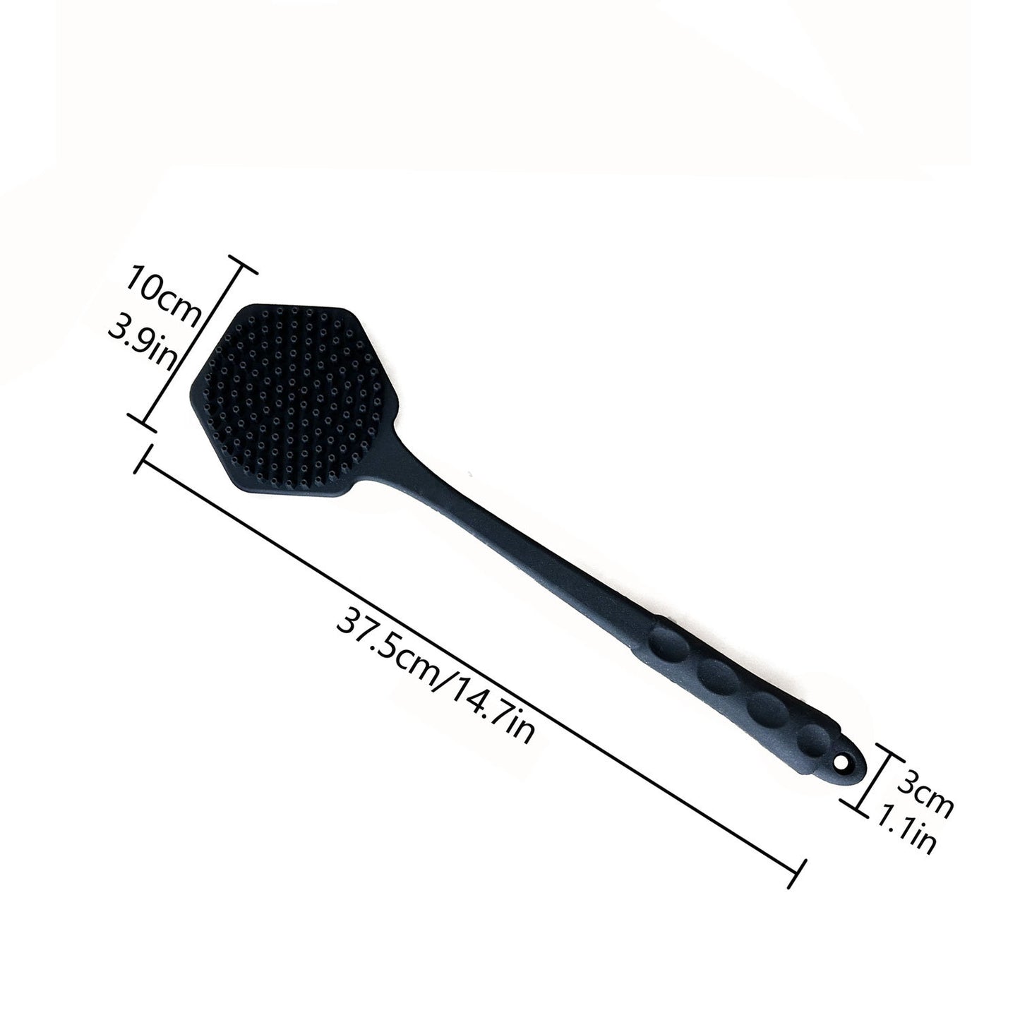 Silicone Long Handle Double-Sided Bath Body Brush