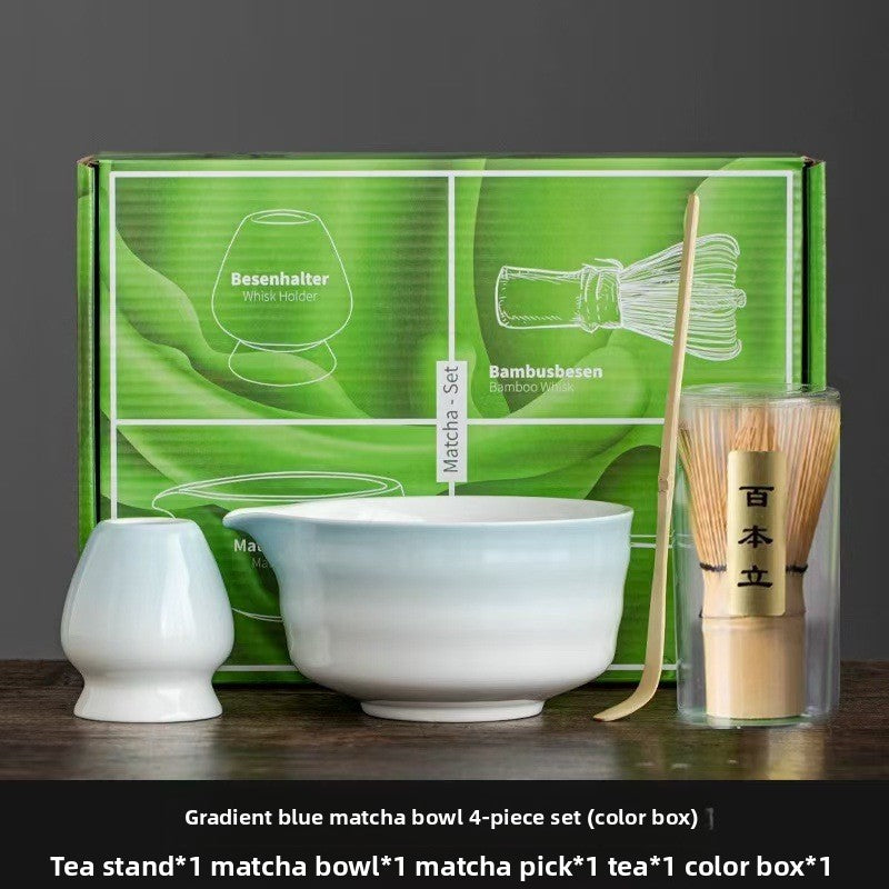 Japanese Matcha Tea Ceremony Set With Whisk & Bowl