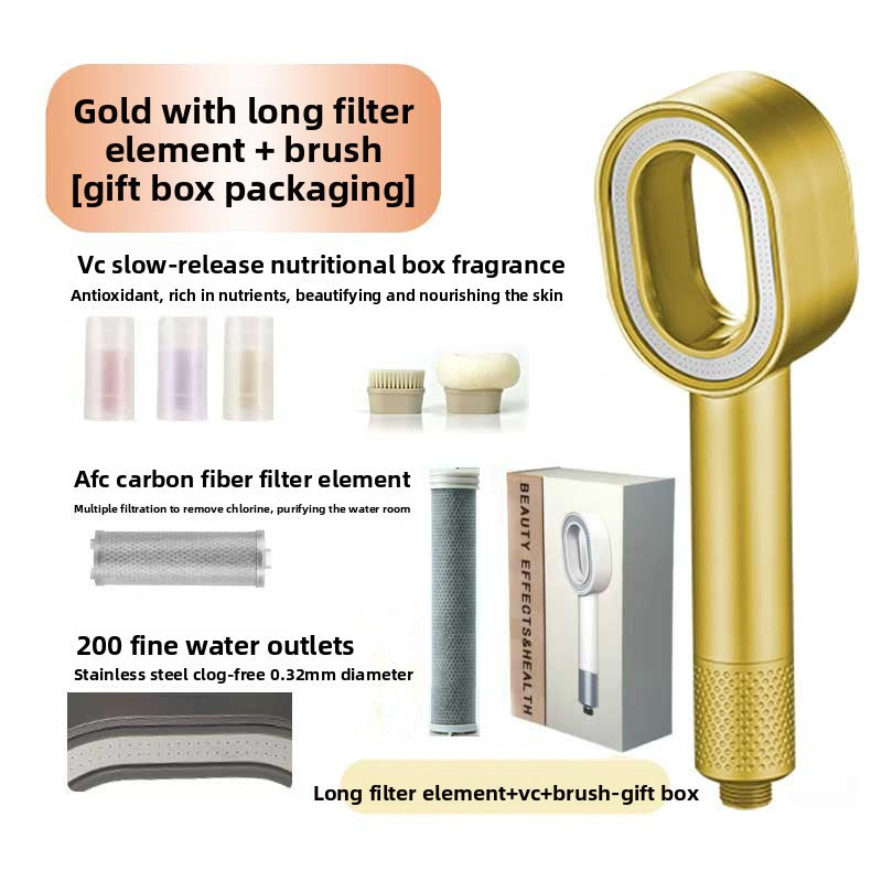 Aromatherapy Filtered Shower Head With 3 Spray Modes