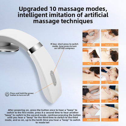 Wireless Neck Massager with Heat Therapy