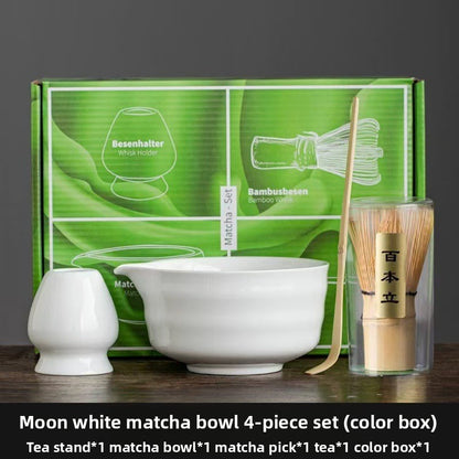 Japanese Matcha Tea Ceremony Set With Whisk & Bowl