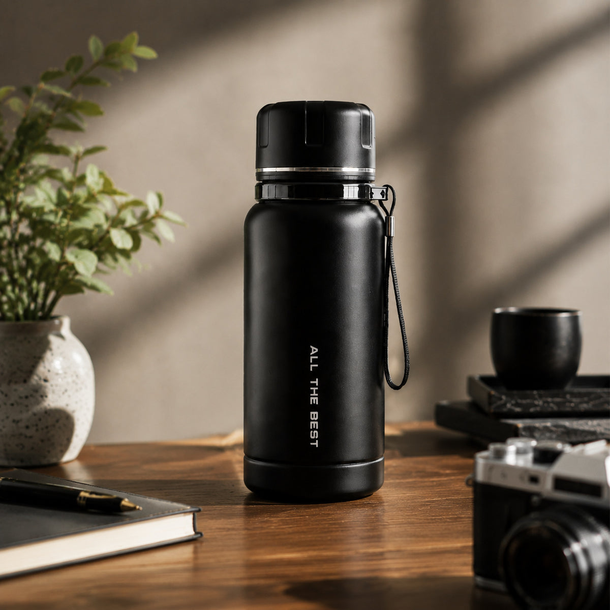 Stainless Steel Insulated Water Bottle – Hot & Cold