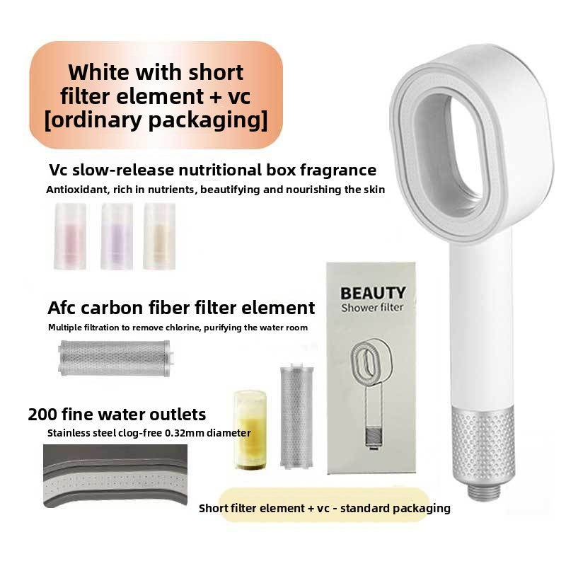 Aromatherapy Filtered Shower Head With 3 Spray Modes