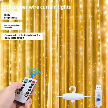 LED Curtain String Lights