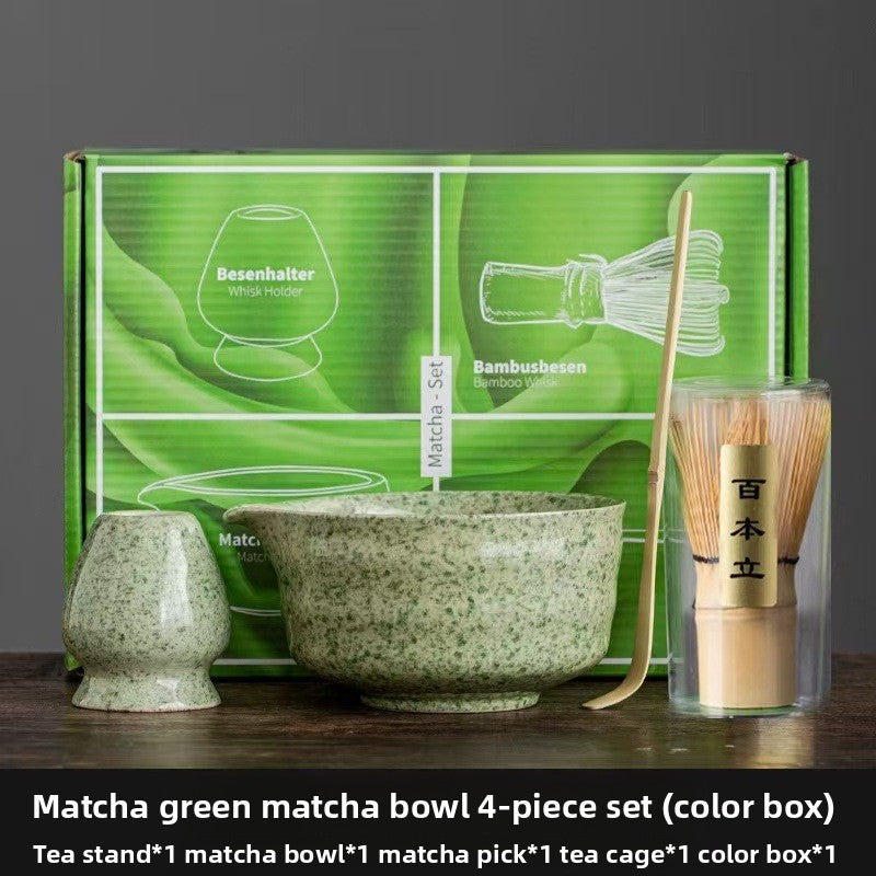 Japanese Matcha Tea Ceremony Set With Whisk & Bowl