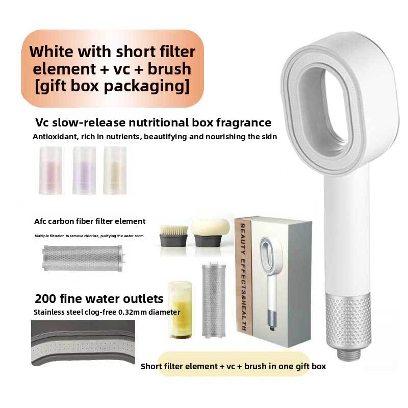 Aromatherapy Filtered Shower Head With 3 Spray Modes