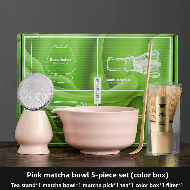 Japanese Matcha Tea Ceremony Set With Whisk & Bowl