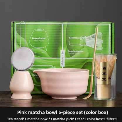 Japanese Matcha Tea Ceremony Set With Whisk & Bowl