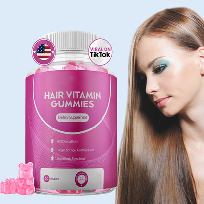 Hair Vitamin Gummies for Stronger-Looking Hair