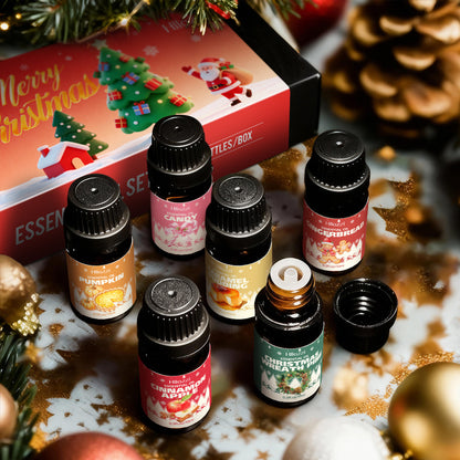 Holiday Aromatherapy Oil Set (6 Scents)