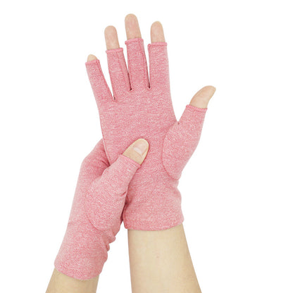 Compression Fingerless Gloves For Sports And Rehab