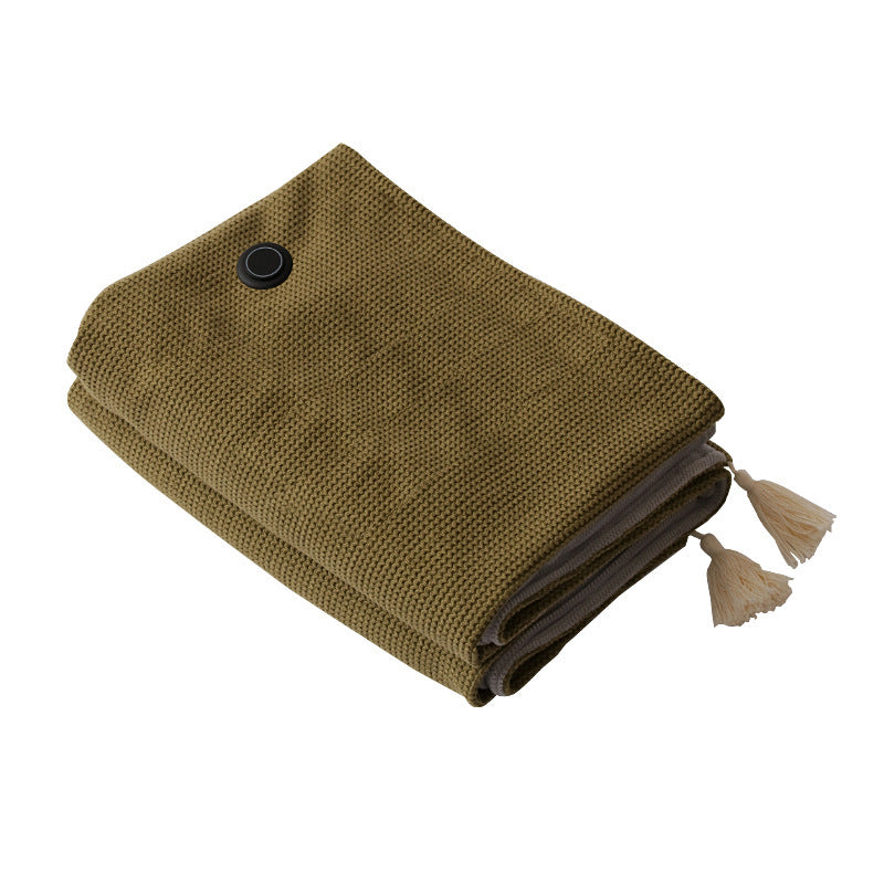 USB Heated Throw Blanket – 3 Heat Settings