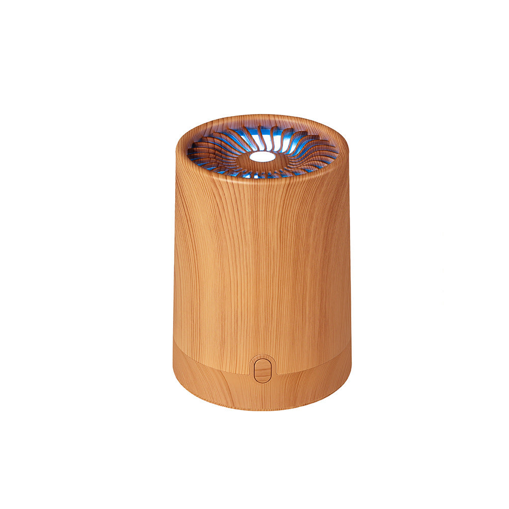 Wood Grain Ultrasonic Diffuser Humidifier – USB Mini