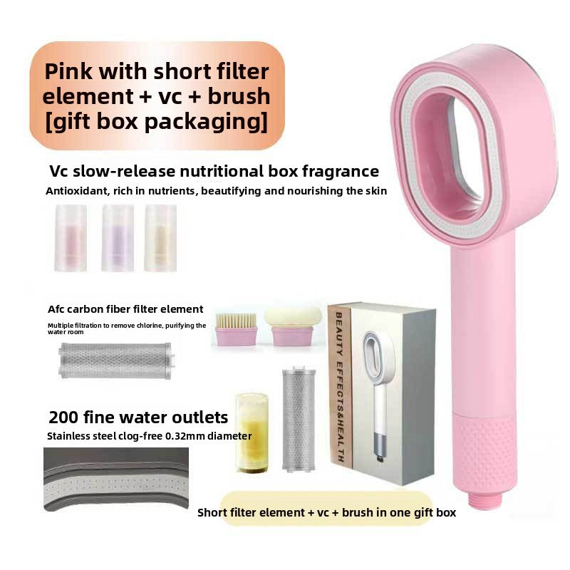 Aromatherapy Filtered Shower Head With 3 Spray Modes