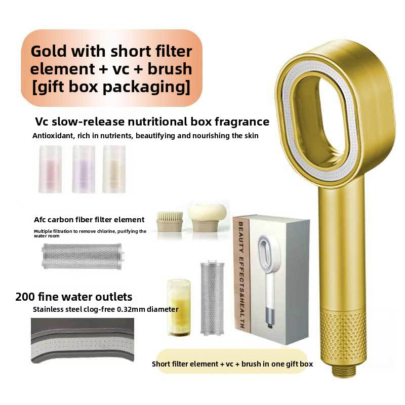 Aromatherapy Filtered Shower Head With 3 Spray Modes