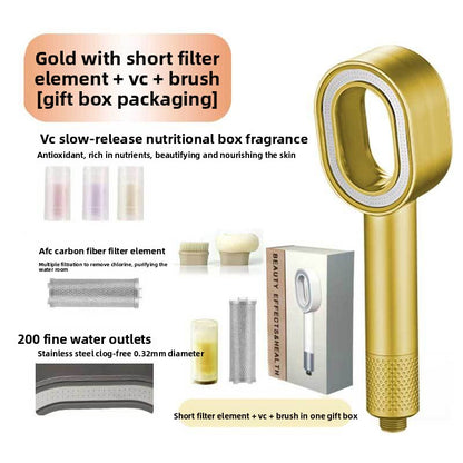 Aromatherapy Filtered Shower Head With 3 Spray Modes