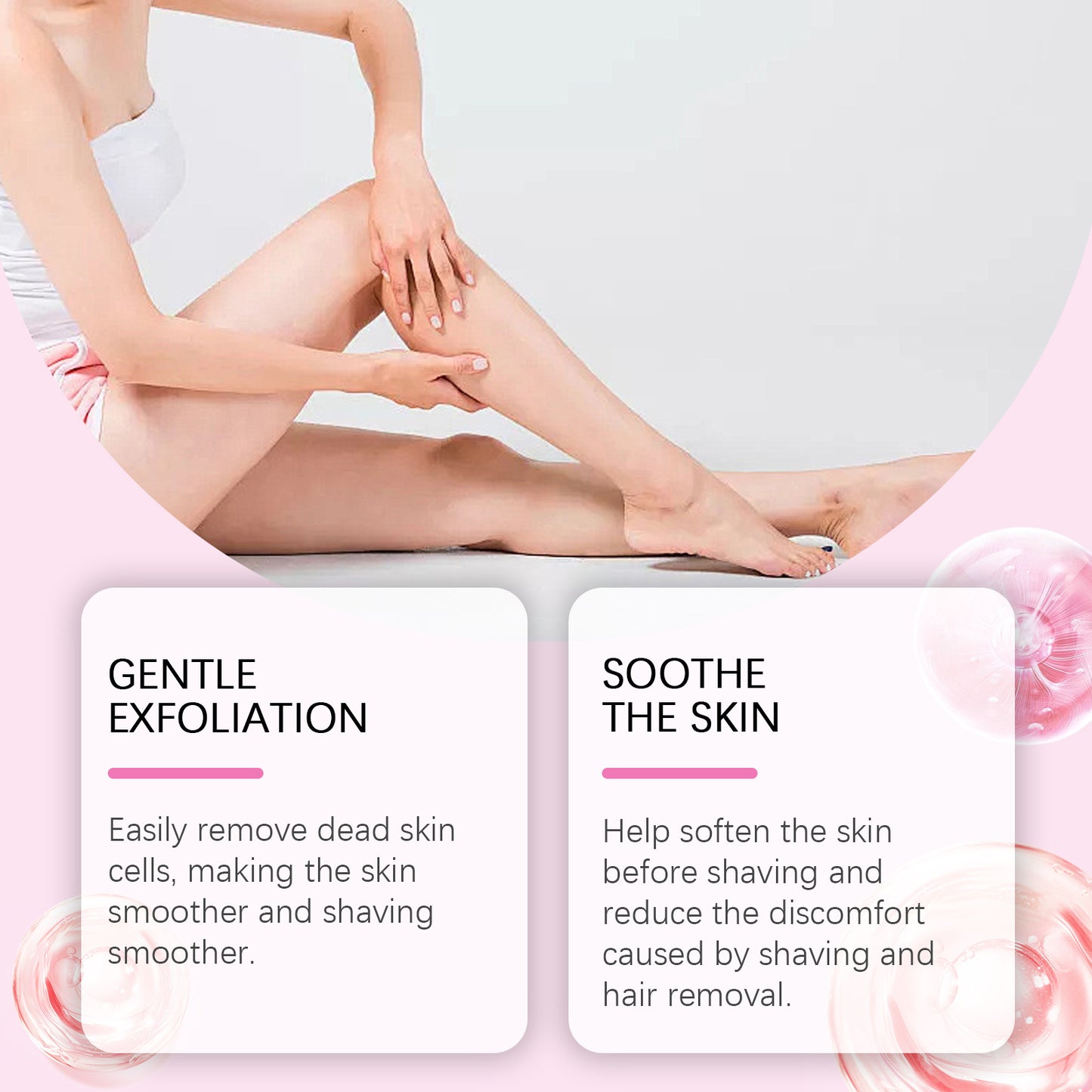 Pre-Shave Hair Removal Scrub For Smooth, Soft Skin