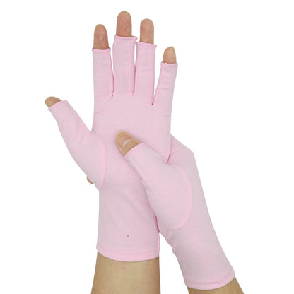 Compression Fingerless Gloves For Sports And Rehab