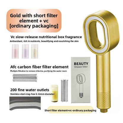 Aromatherapy Filtered Shower Head With 3 Spray Modes
