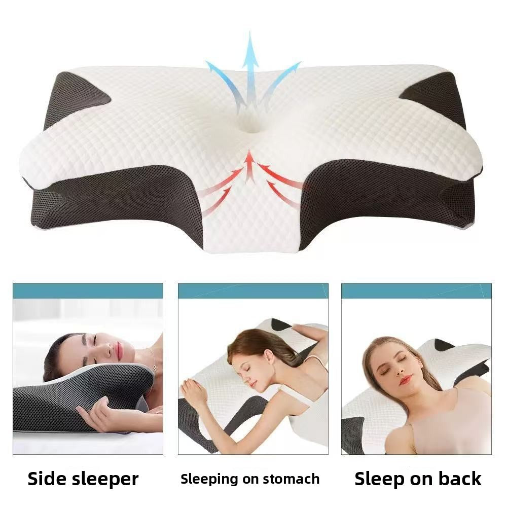 Butterfly Memory Foam Cervical Pillow For Neck Support