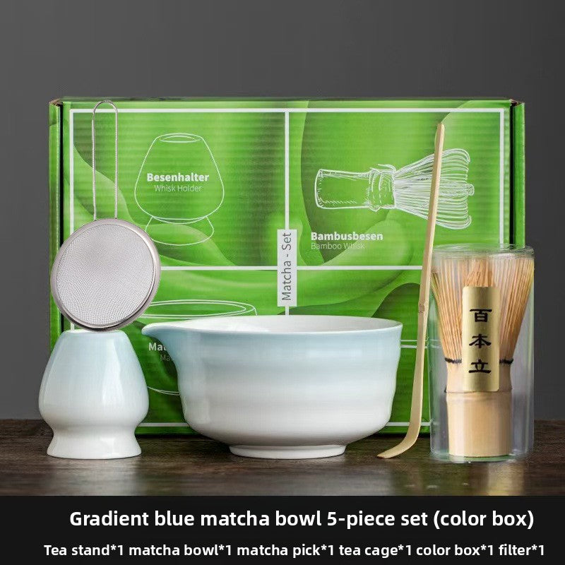 Japanese Matcha Tea Ceremony Set With Whisk & Bowl