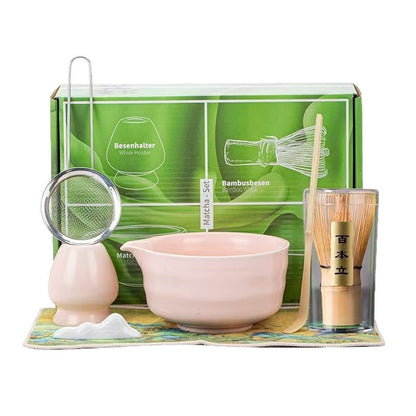 Japanese Matcha Tea Ceremony Set With Whisk & Bowl