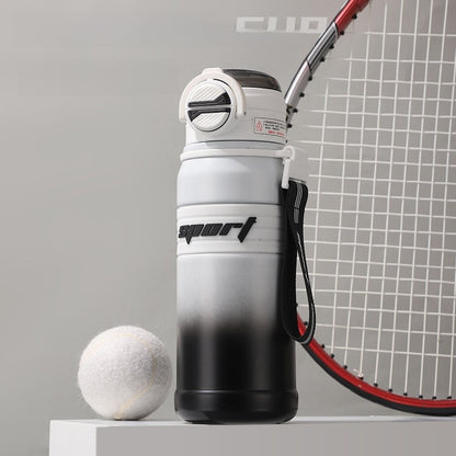 Insulated Sports Water Bottle With Straw, 680 ml