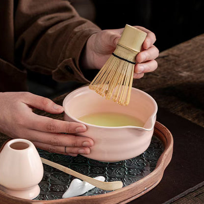 Japanese Matcha Tea Ceremony Set With Whisk & Bowl