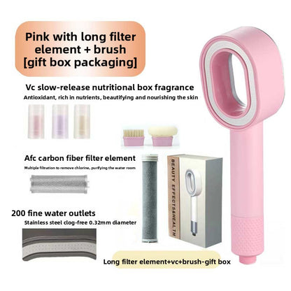 Aromatherapy Filtered Shower Head With 3 Spray Modes