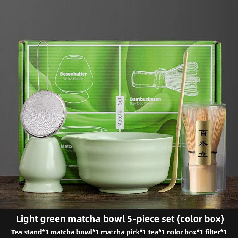 Japanese Matcha Tea Ceremony Set With Whisk & Bowl