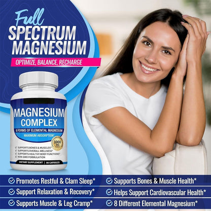 Magnesium Glycinate Capsules – Daily Wellness Support