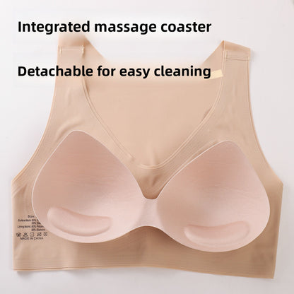 Fixed Cup Sports Bra with Antibacterial Fabric