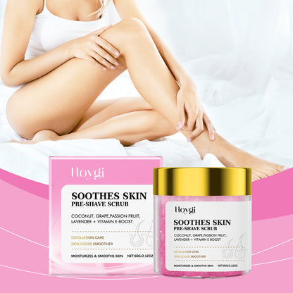 Pre-Shave Hair Removal Scrub For Smooth, Soft Skin
