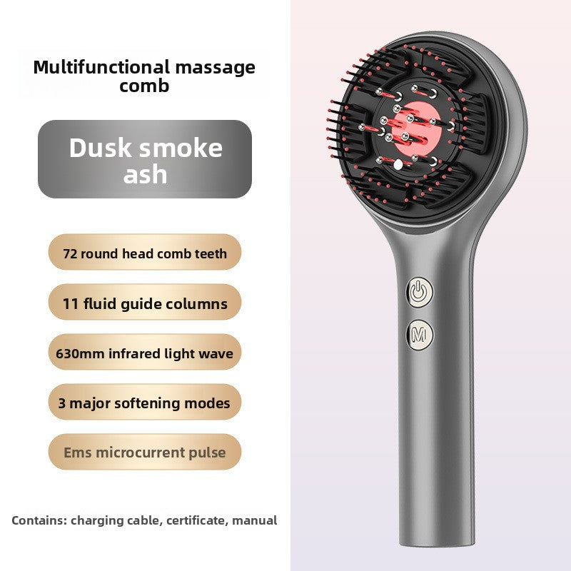 Scalp Massager Comb with Red Light Therapy