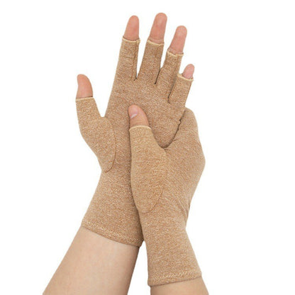 Compression Fingerless Gloves For Sports And Rehab