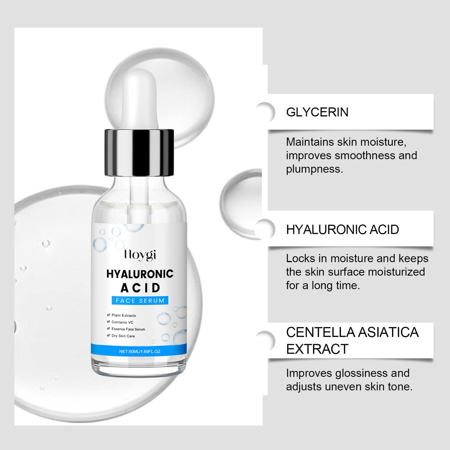Hyaluronic Acid Face Serum – Deep Hydrating 50 ml