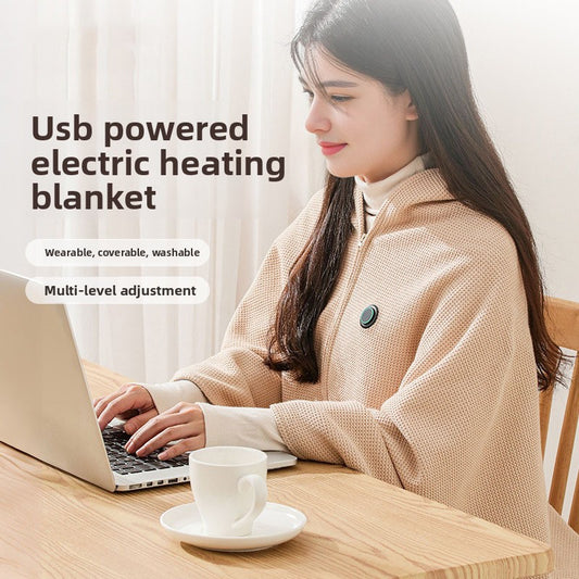 USB Heated Throw Blanket – 3 Heat Settings
