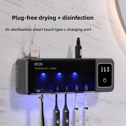 5-Slot Family UV Toothbrush Sanitizer & Holder