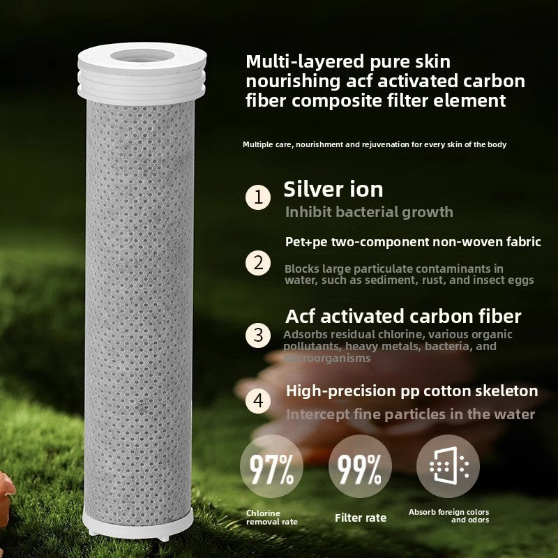 Aromatherapy Filtered Shower Head With 3 Spray Modes