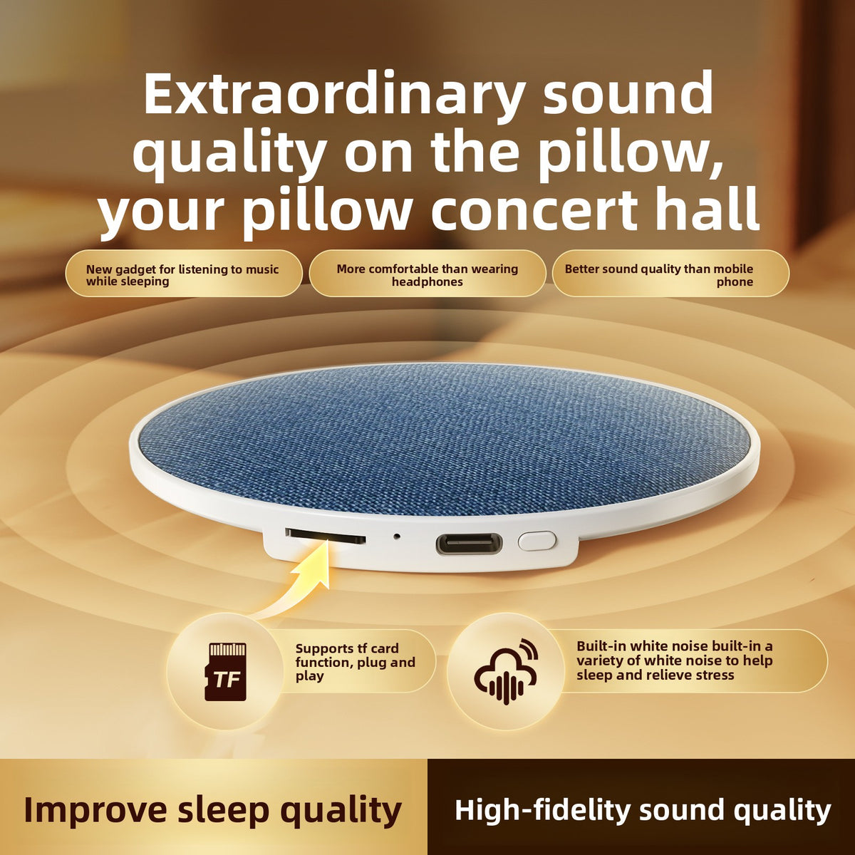 ZenWave Pillow Speaker
